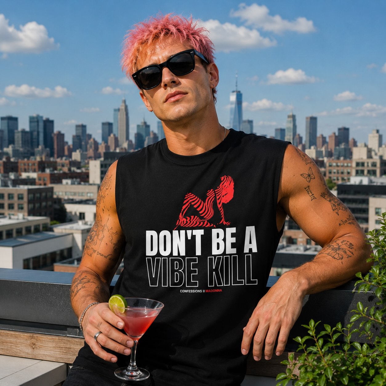 Don’t Be a Vibe Kill - Sleeveless Tee